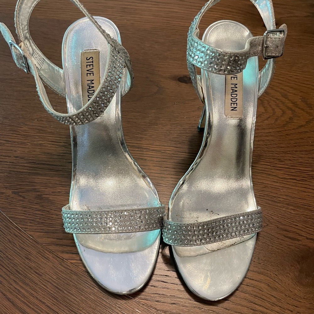 Steve Madden Rhinestone Heels - Picture 2 of 5